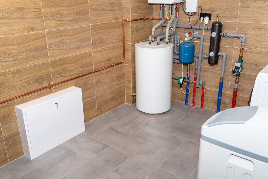 Residential water heater and plumbing system installed in Camas